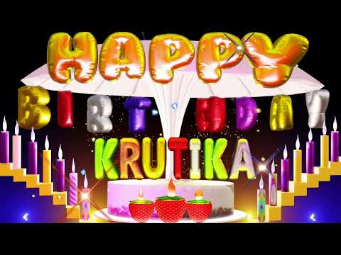 Krutika Happy Birthday Song - Happy Birthday To You #krutika