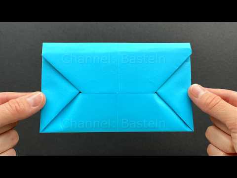 Origami Brief: Briefumschlag falten Din A4 - Kuvert selber basteln mit Papier ✉