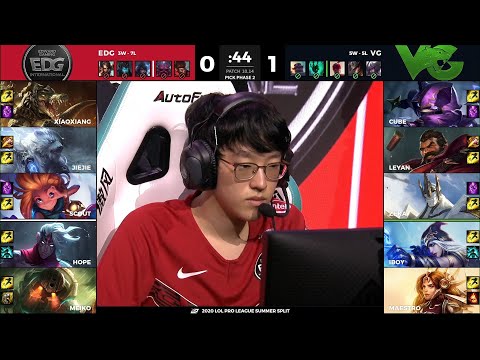 VG vs EDG | W8D2 - Match 2 Game 2 | LPL Summer Split 2020 – S10 | Vici Gaming vs Edward Gaming