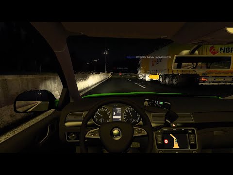 ETS 2 MP YAĞMURLU HAVADA RAHATLATICI GAMEPLAY @Zesty7