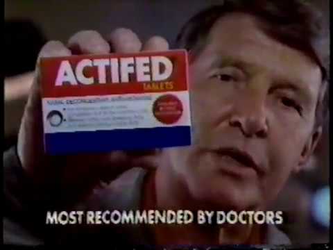 Actifed ad w/Wally Schirra, 1985
