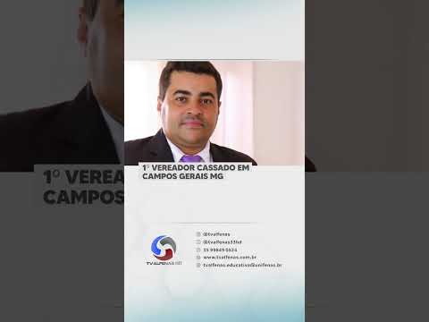 Câmara de Campos Gerais cassa mandato de vereador por 9 a 1 após denúncia de violência doméstica