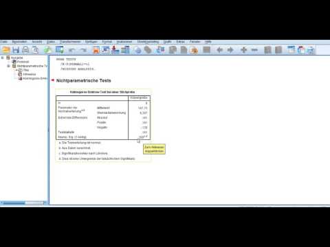 Kolmogorov Smirnov Test mit SPSS