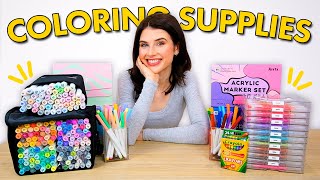 My ENTIRE Coloring Supply Collection (& My Favorite Technique for Each!)