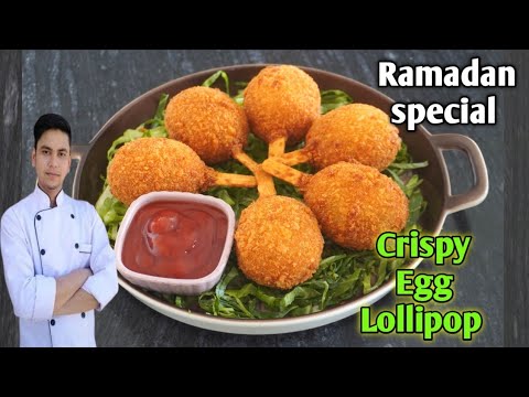 crispy egg lollipop / egg lollipop /snacks /ramadan special /iftar /
