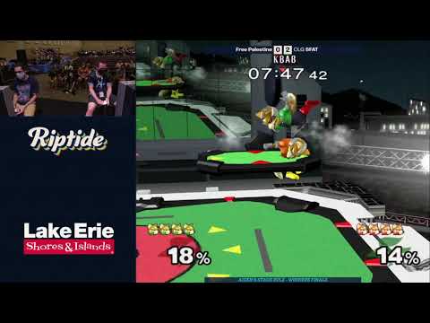 CLG | SFAT vs Free Palestine (Winner's Finals) SSBM : Aiden's Stage Rules - Riptide 2021