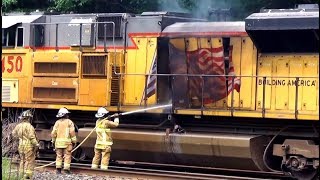 Doors Blown Off of US Military Train Engine Explosion