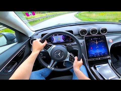 2022 Mercedes Benz C Class C200 W206 - pov test drive