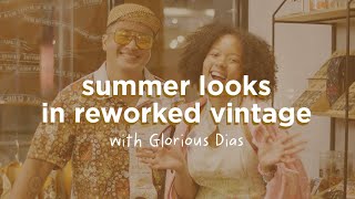 Summer outfit ideas with reworked vintage clothing | Common Room PH