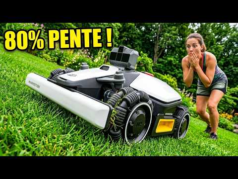 Test Luba Mini AWD : robot tondeuse pour terrains pentus
