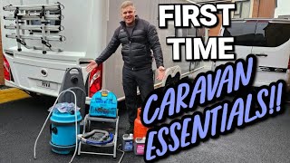 FIRST TIME CARAVAN ESSENTIALS!!