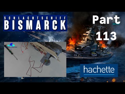 Hachette Schlachtschiff Bismarck (Metall) Part 113 - Die Höhenricht-Mechanik für Turm Cäsar!