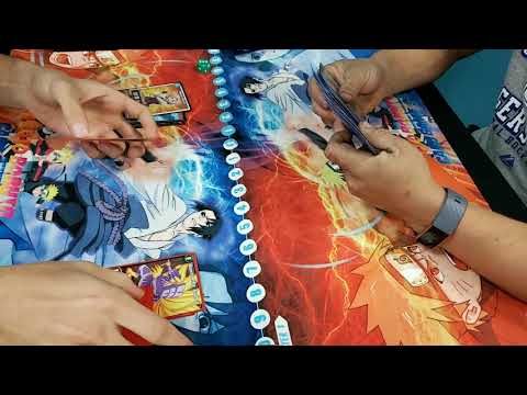 Naruto Boruto Chrono Clash Testing Red/Green vs Red/Purple before we knew hiruzen was broken.