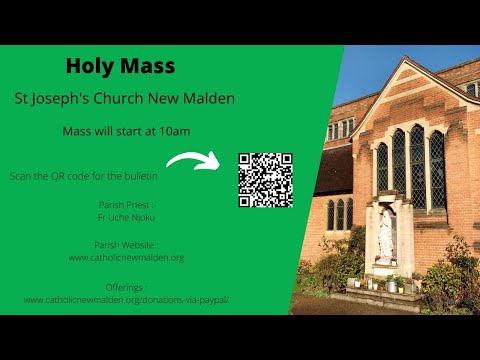 Daily Mass 05/11/2021 - St Joseph's New Malden