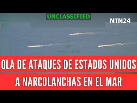 Ola de ataques de EEUU a narcolanchas en aguas internacionales: reportan muertos y sobrevivientes