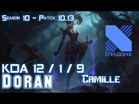 DRX Doran CAMILLE vs WUKONG Top - Patch 10.13 KR Ranked