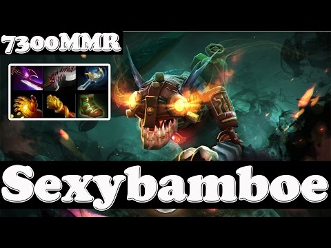 Dota 2 - SexyBamboe 7300 MMR Plays Slark Vol 2 - Ranked Match Gameplay