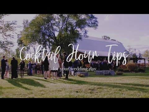 Cocktail Hour Tips For Your Wedding