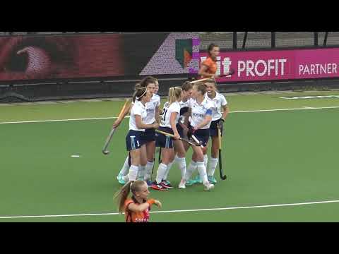 hele wedstrijd promotie degradatie Oranje Rood Dames 1 Tilburg Dames 1