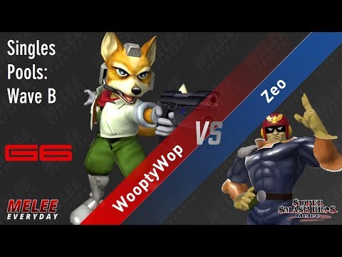 Genesis 6 - WooptyWop (Fox) vs. Zeo (Captain Falcon) - SSBM - Singles Pools