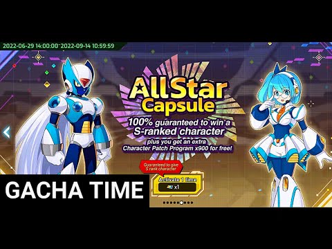 Gacha Summoning Capsule Pull - 100% Guaranteed All Star Capsule [ Mega Man X Dive ]