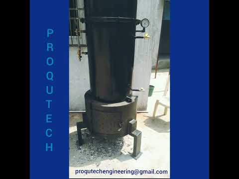Proqutech iron cashew nut boiler, fuel type: wood, model/typ...