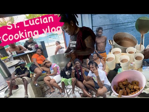 Good Friday cook out (Anse-la Raye)