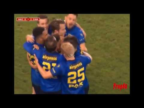 Gol indah Stefano Lilipaly untuk S.C. Cambuur di kasta kedua liga Belanda, NAC Breda 0-2 SC Cambuur