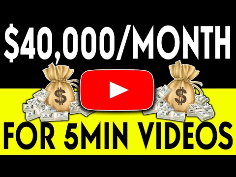 , title : 'How to Make Money on YouTube With 5 Minute Videos and Earn $40,000 Monthly!'