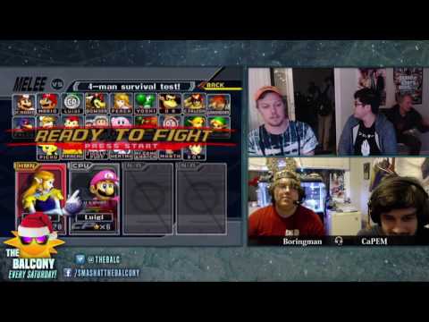 Melee @ the Balcony 75 - Winners R2 ft. TheLiteralWurst (Luigi) VS Kramer (Fox)