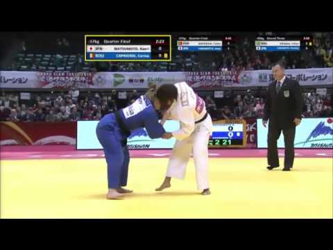 Judo Grand Slam Tokyo 2014 -57kg MATSUMOTO Kaori (JPN) vs. CAPRIORIU Corina (ROU)