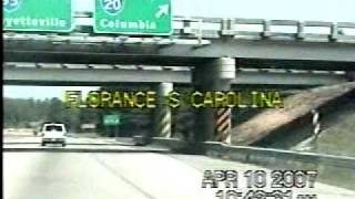 preview picture of video 'I-20 East End Florence South Carolina'