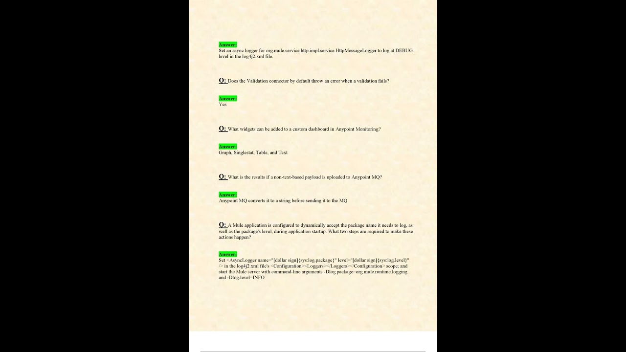 MULESOFT CERTIFIED DEVELOPER LEVEL 2 EXAM LATEST 2024 2025 UPDATE QUESTIONS AND VERIFIED ANSWERS