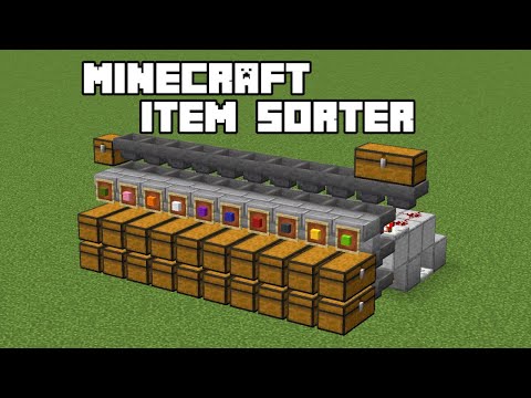 Item Sorter - Minecraft 1.17+ Tutorial (Java Edition)