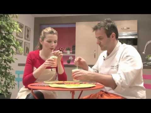 Recette de soupe de melon glacée écume chlorophylle - Truffaut