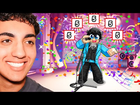 Becoming The GREATEST Singer In Roblox...