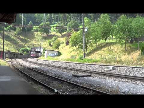 Bahnverkehr am 23.07.13 - Vom Heitersberg an den Bözberg