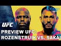 UFC: Rozenstruik vs  Sakai Preview