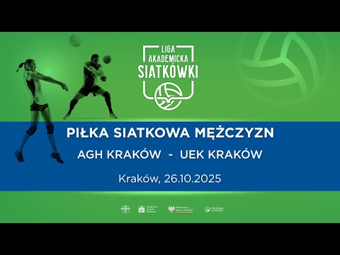 Liga Akademicka AZS | Kraków | Piłka Siatkowa M | AGH Kraków  -  UEK Kraków