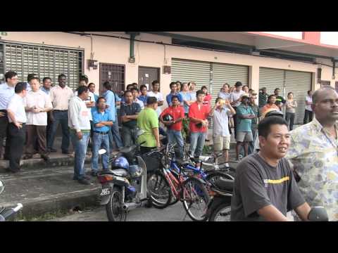 FIRE!  FIRE!  FIRE! in IPOH, Malaysia