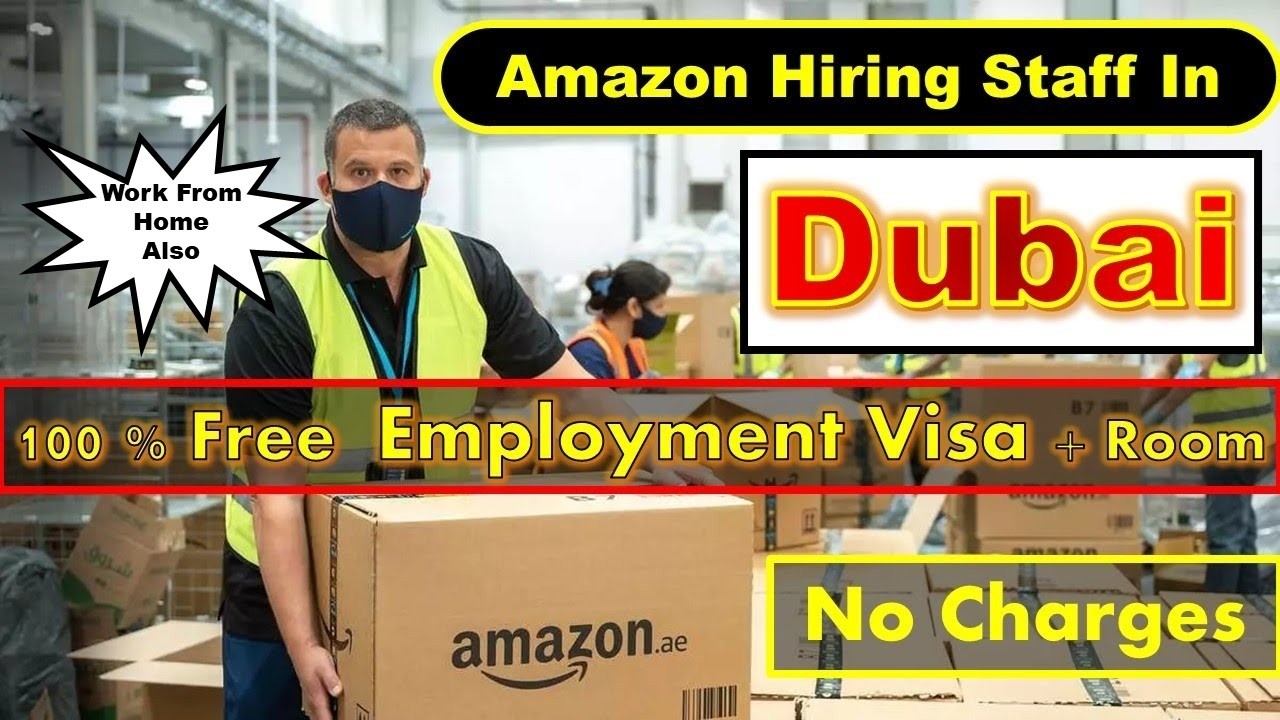 Amazon Group Hiring Staff Now In Dubai with Free Visa + Air Tickets | Dubai Amazon jobs 2026