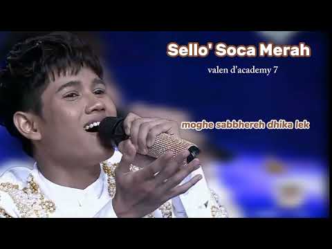 Valen DA7 Sello' Soca Merah