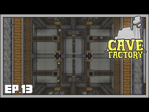 Minecraft Cave Factory - EP13 -  Ore Processing 2.0