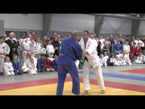 Mikhail Pulyaev and Kirill Voprosov on a holiday of judo of Judo Club "Kaskad" invites its friends