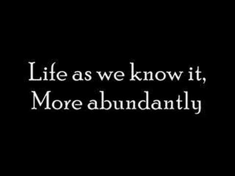 Life As We Know It