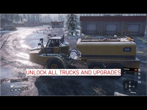 SnowRunner Unlock all Trucks & Upgrades