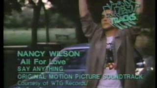 Nancy Wilson - All For Love (RELAID AUDIO)