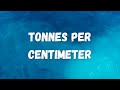 Tonnes Per Centimeter TPC Maritime Calculation Tutorials