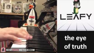 LeafyIsHere Intro Song - "the eye of truth" - driver (Piano Cover by Amosdoll)
