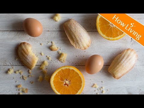 【鬆餅粉食譜】檸檬香橙瑪德蓮蛋糕 簡單甜點 Orange Lemon Madeleine│HowLiving美味生活 Video